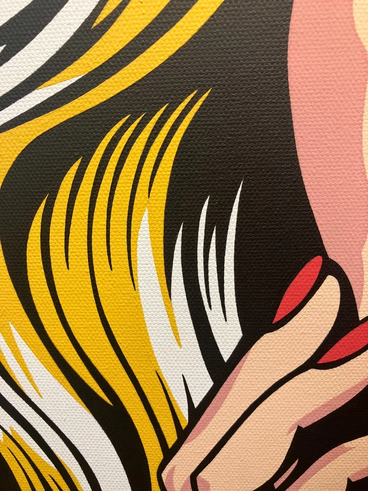 ПЕСОК И НЕБО оригинальный современный поп-арт вручную акриловая живопись на холсте - Изображение 3 из 4