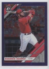 2019 Panini Donruss Optic Purple Stars Prizm 79/125 Eugenio Suarez #124 2a9