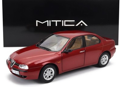 Mitica 1/18 Alfa Romeo 156 2.5 V6 24V 1997 Black Interior Met Red 200052-D