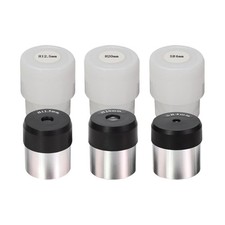 3Pcs Telescope Eyepiece Lens SR4mm H12.5mm H20mm for Professionals