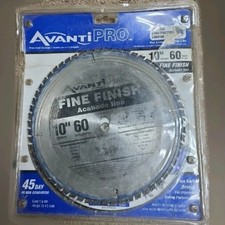 Avanti PRO 10" 60 Tooth Fine Finish Circular Saw Thin Kerf Carbide Blade GC
