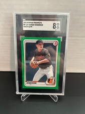 2020 Bowman Prospects Paper Gunnar Henderson Green /99 SGC 8