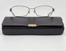 Valentino 5518/U Silver Black Rhinestone Eyeglasses Frame w/ Flexhinge and Case