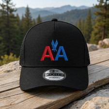 American Airlines Trucker Hat Custom Embroide...