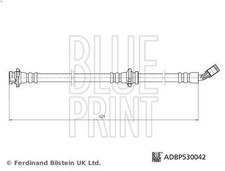 Bremsschlauch BLUE PRINT ADBP530042 NISSAN X-TRAIL VAN (T32) 1.6 2014-