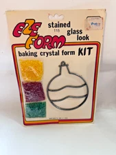 Vintage EZE Form Kit Baking Crystal Form Kit Christmas Ornament Round ball