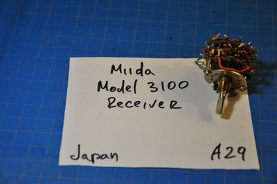 Vintage Miida 3100 Receiver Replacement Parts Function Switch