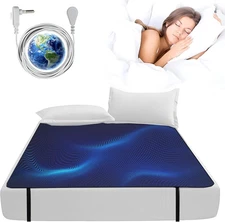 Grounding Mat for Bed Queen, 60"X80" Earthing Mat Grounding Pad for Better Sleep