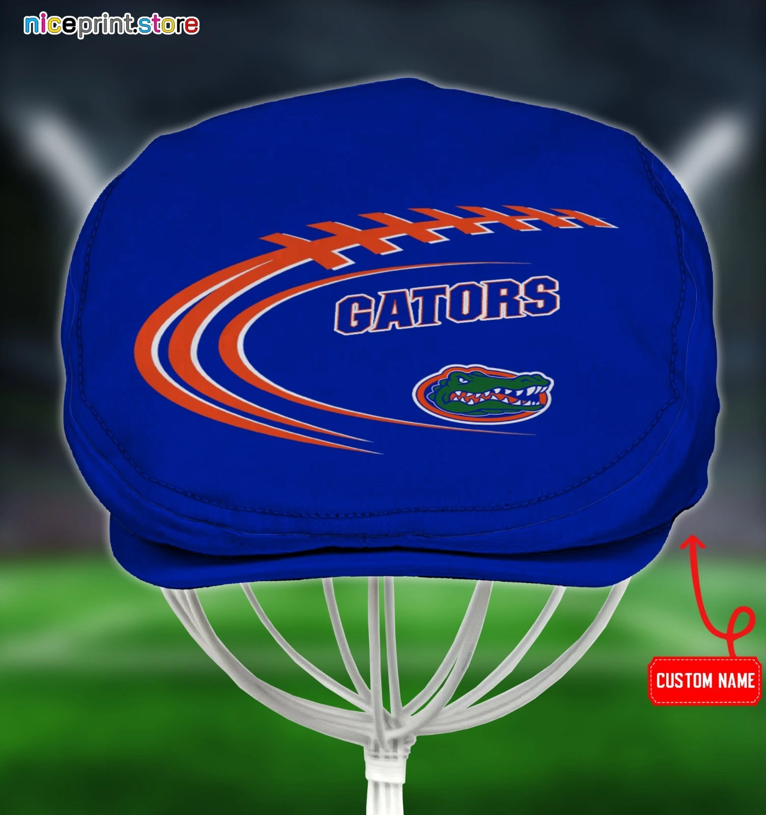 Florida Team Gators Jeff Cap Beret Hat Flat Cap Golf Cap Driver