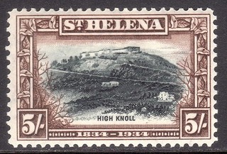 ST HELENA 1934 KGV Centenary 5s M SG 122 cat £110