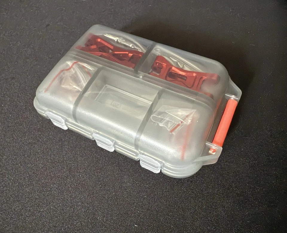 Losi™ Micro-B Micro-T Aluminum Red Parts Kit w/ Screws & Case 1:24 1:28 🇺🇸 - Image 2 of 4