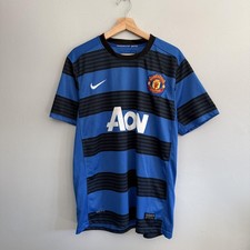 Authentic Mens Sz L Nike Manchester United Chicharito 2011/12 Away Football Kit