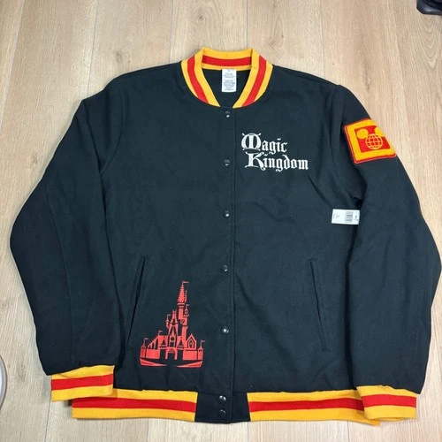 Disney World Vault Collection 50th Anniversary Magic Kingdom Varsity Jacket NWT - product listing photo