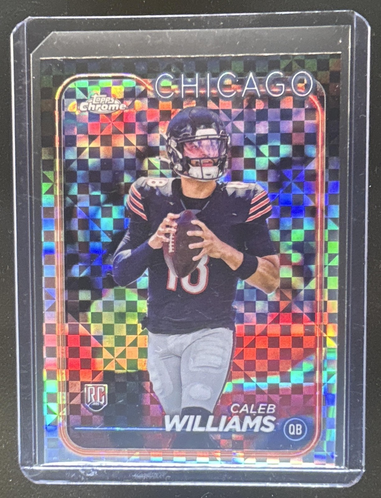 Caleb Williams Topps Chrome #202 X-Fractor