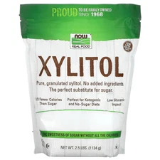 Now Foods Xylitol 2.5 lbs 1134 g No Artificial Colors, No Artificial Flavors,