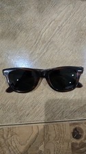 Vtg 60s 70s B L 5024 Ray-Ban USA Wayfarer Mock Tortoise thick Frame Sunglasses