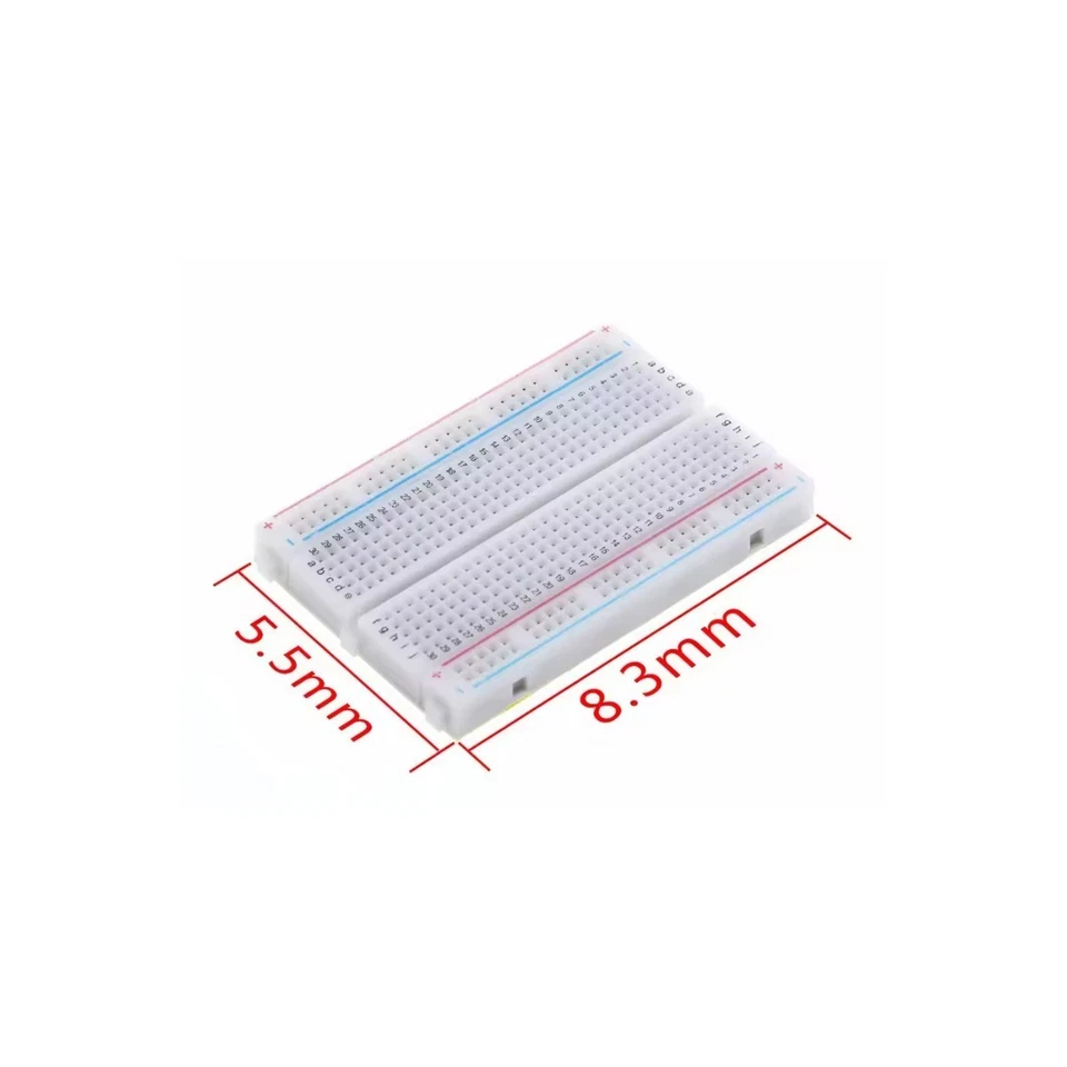 Breadboard Sperimentale 400 Punti Protoboard Senza Saldatura Arduino DIY Kit - Imagen 2 de 4