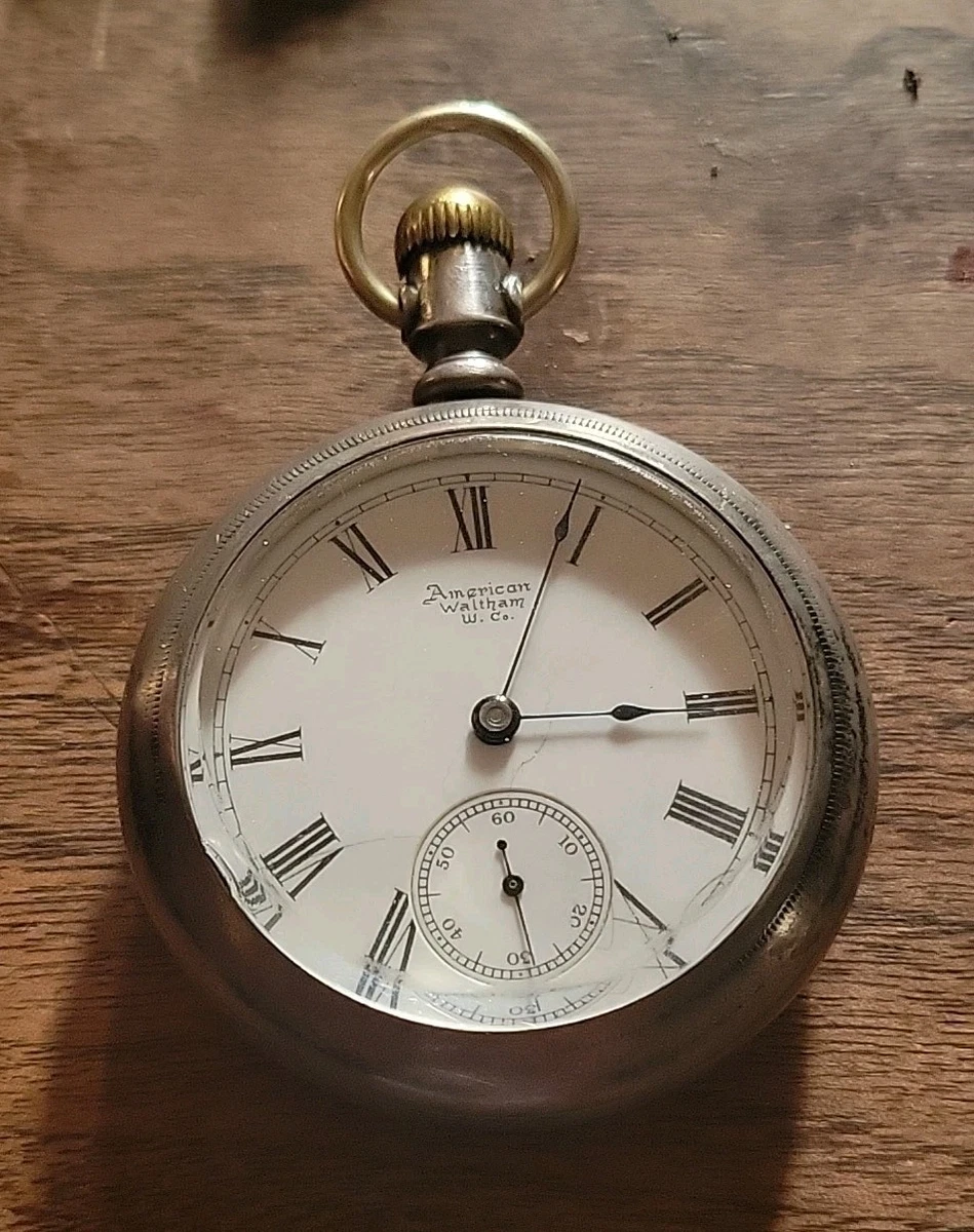 Waltham grade No.1 〈不動品〉18s メタルダイヤル 珍しい針 Waltham