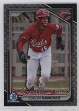 2024 Bowman Draft Chrome Steel Metal Refractor /100 Adolfo Sanchez #BDC-119 1u6
