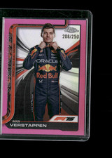 2025 Topps Chrome F1 Formula 1 Max Verstappen Pink Refractor #1 /250