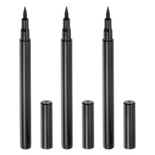 3pcs Fabric Markers Permanent Dye Paint Textile Marker Pens Fine Tip Black