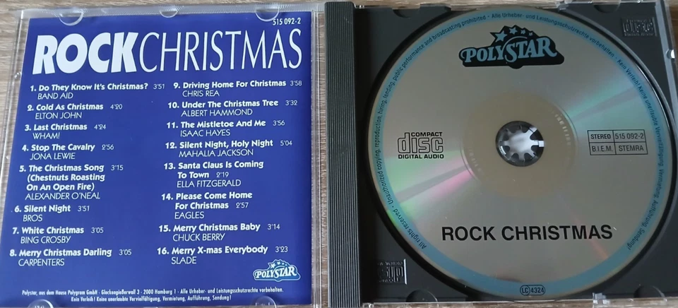 ROCK CHRISTMAS - Various - CD-Album / Polystar 1991, 515 092-2 - Bild 2 von 3