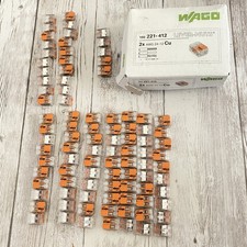 75PC 221-412 Lever-Nuts Splicing Connector for Solid/Stranded Conductors
