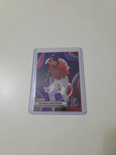 2024 Bowman Best Roman Anthony Purple Refractor /250 Boston Red Sox