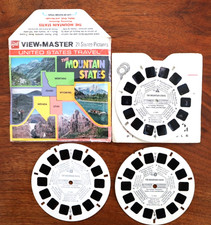 VIEW-MASTER THE MOUNTAIN STATES A136 3 REEL SET COMPLETE EXCELLENT