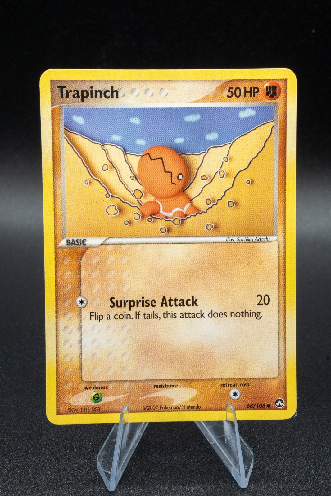 Trapinch 68/108 EX Power Keepers Regular Common Pokémon Card TCG Light Play LP +