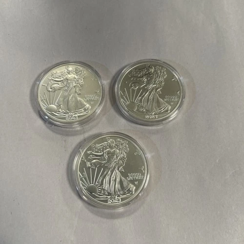 Faux Walking Liberty Silver dollars lot of 3