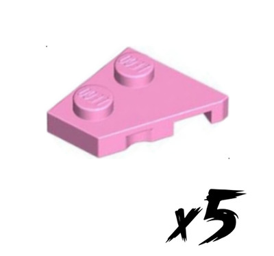 5x LEGO 24299   2x2 Flügel links   wedge   hell pink   bright pink