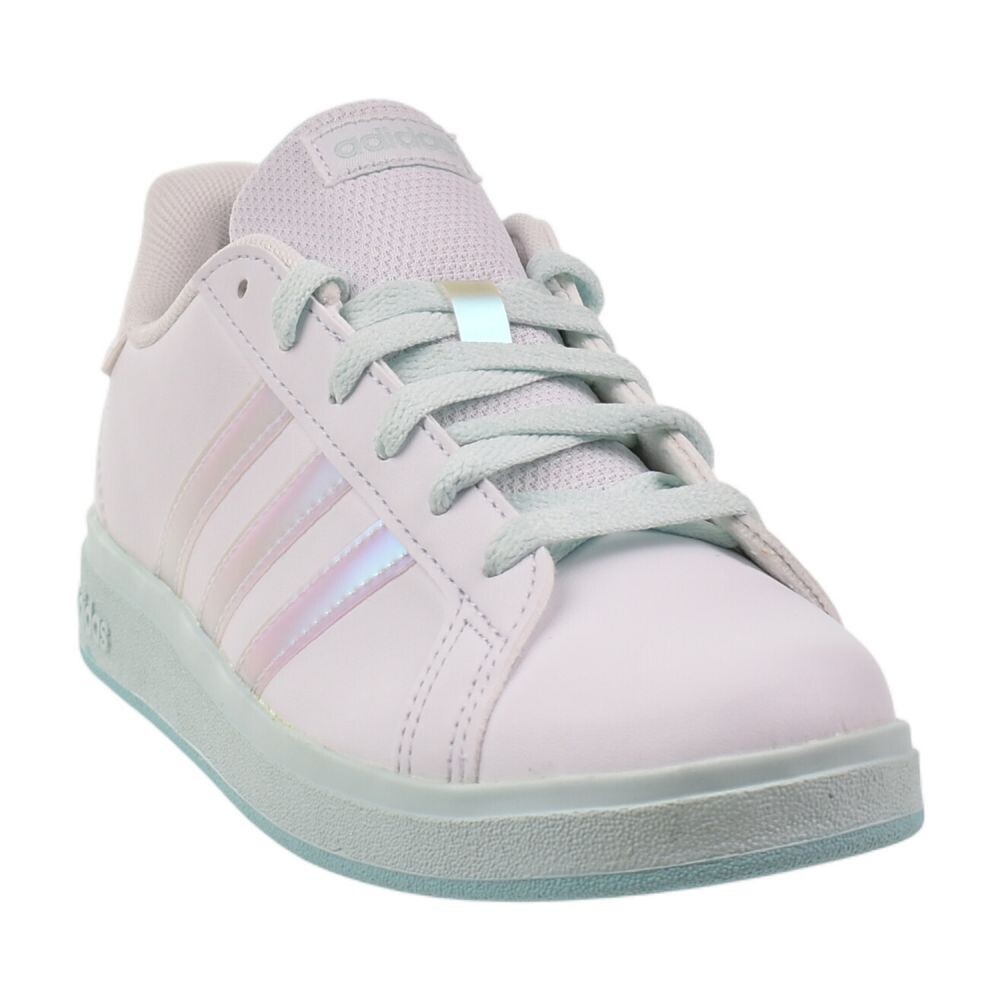 Adidas Grand Court 2.0 K Big Kids' Shoes Ftwr White/Flash Aqua jr6097
