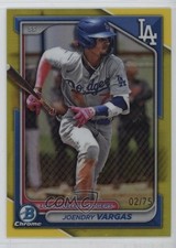 2024 Bowman Chrome Prospects Yellow Refractor 2/75 Joendry Vargas #BCP-89 1j1i