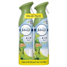 Febreze Air Freshener Spray, Odor-Fighting Room Spray,  8.8oz, 2 Count