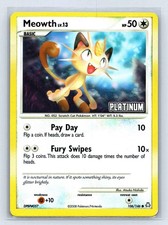 Meowth - [Platinum] 106/146 Burger King Reverse Holo