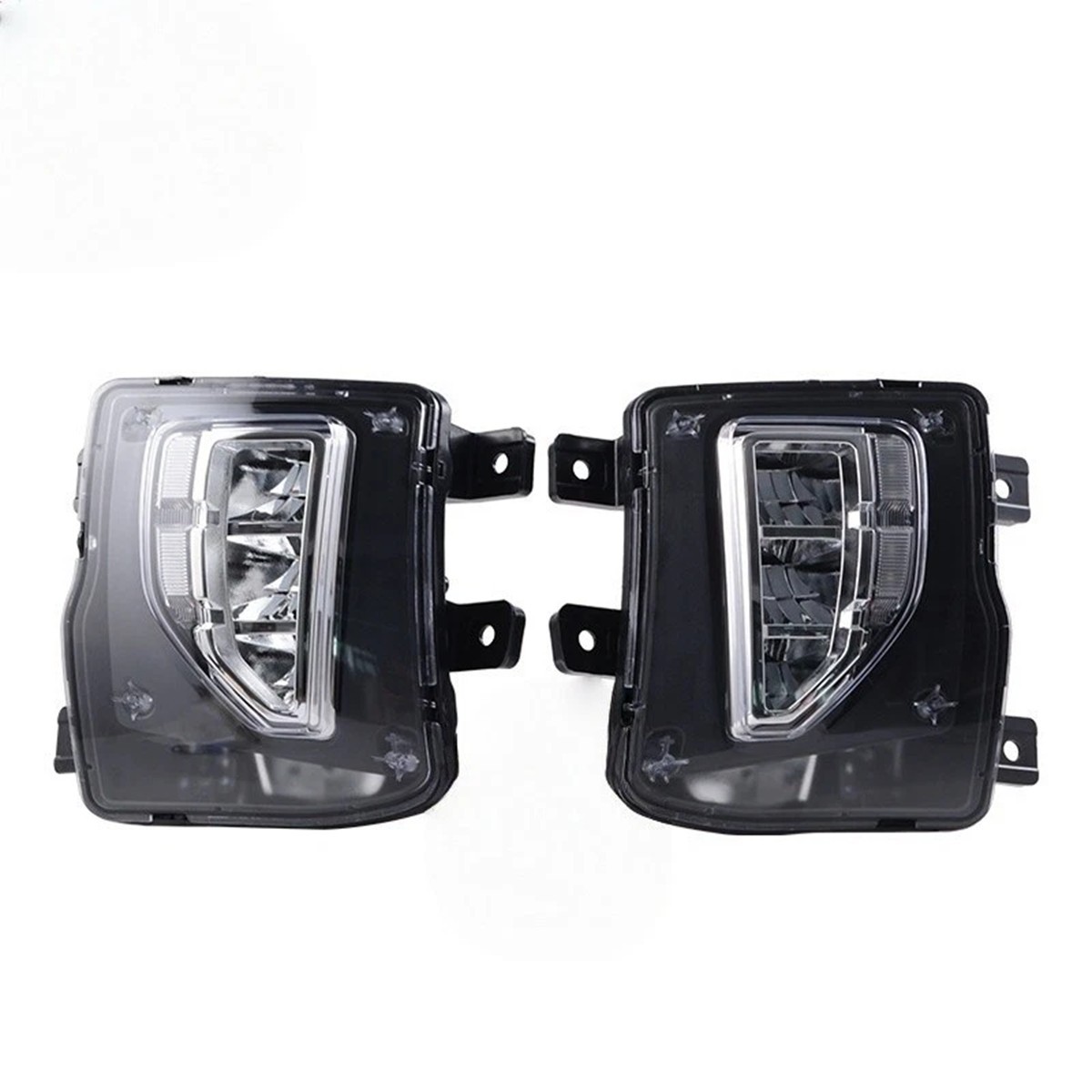 Left Right Bumper Fog Light Driving Lamps Fit For Chevy Silverado 1500 2016-2018
