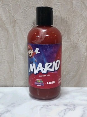 LUSH x The Super Mario Galaxy Movie Club Exclusive Mario Shower Gel 8.4 floz NEW