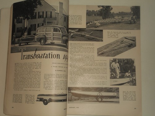 1949 MOTOR BOATING Magazine Annual Show Number January 352 Pgs SPEED BOAT RACING - Picture 15 of 24