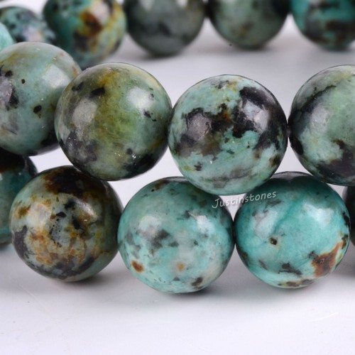 10mm Fashion round gemstone beads stretchable bracelet 7" - Picture 51 of 262