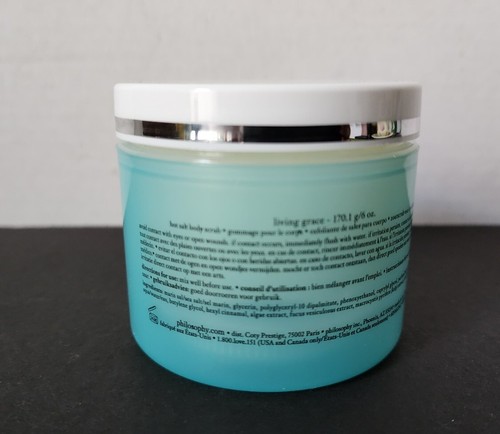 PHILOSOPHY PERFUMED SALT BODY SCRUB LIVING GRACE SEALED 6 oz. - Picture 3 of 6