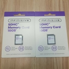 2 Infinitive 16GB SDHC High-Performance Memory Cards New FREE SHIPPING 2k Photos