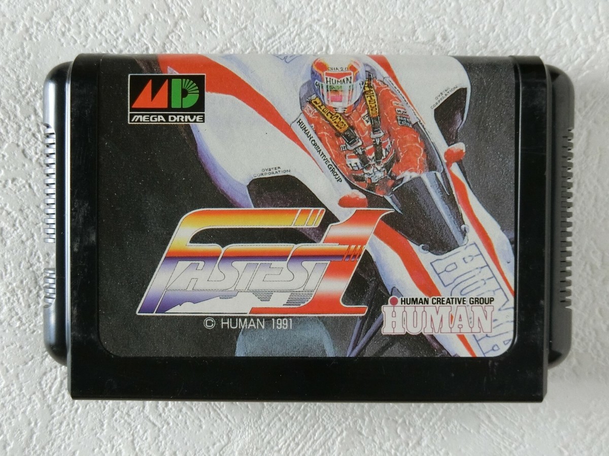 Jeu Fastest One Sega Megadrive/Genesis Version Japonaise - Édition 1991, Complet