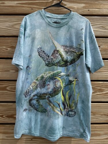 The Mountain Sea Turtles Shirt Size L 2015 Carol C