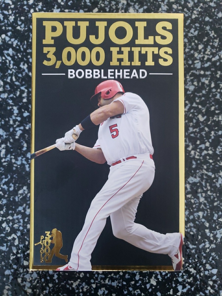 PUJOLS 3000hits 記念 bobble head 記念グッズ Pujols 3,000 Hits