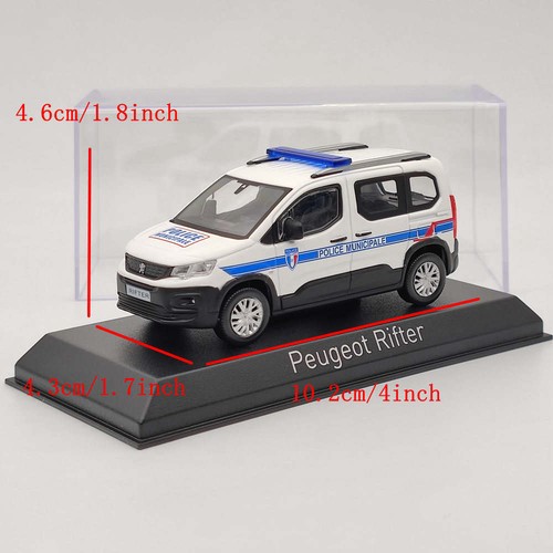 1/43 Norev Peugeot Rifter 2019 Police Municipale Diecast Models Car Collection - Picture 6 of 7