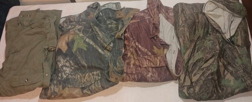 2 Camo Long Sleeve, 1 Green & 1 Camo Rain jacket/ xl/2xl/3x