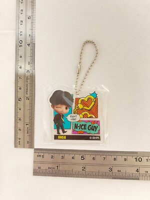 SUGA BTS Acrylic Keychain Japanese Rare Deformed Right Vibe