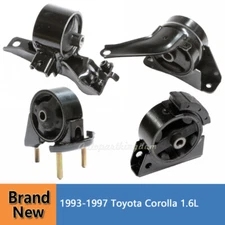Engine Motor & Trans Mount Fits 93-97 Toyota Corolla, GEO Prizm 1.6L Auto trans