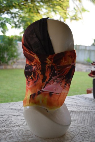 1x 'SKULL' Cabeza/Cara/Máscara/Cuello Tubo Multi-uso Bandana/Durag. SPF5, Bufanda/Envoltura. 042 - Imagen 8 de 12